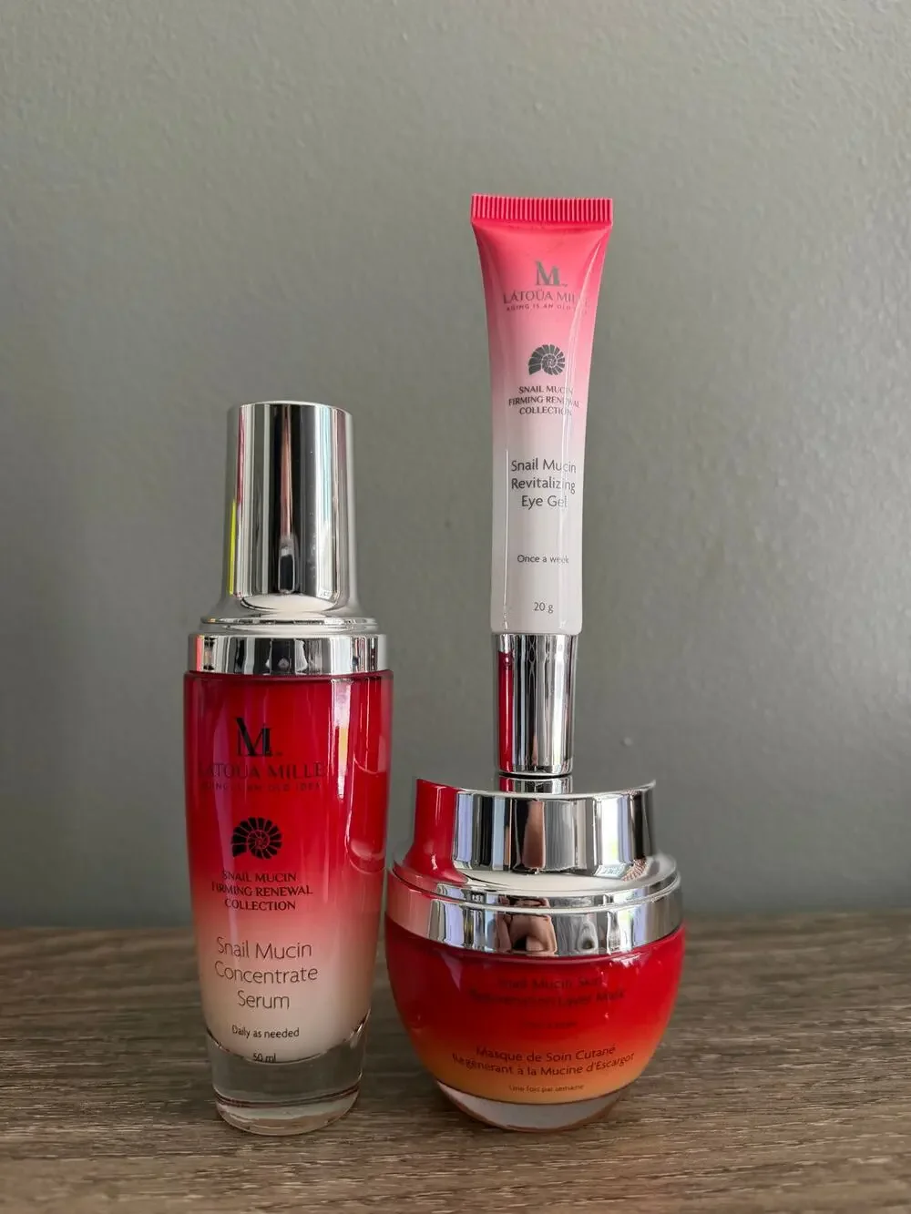 Snail Mucin Renewal Skincare Treatment Trio